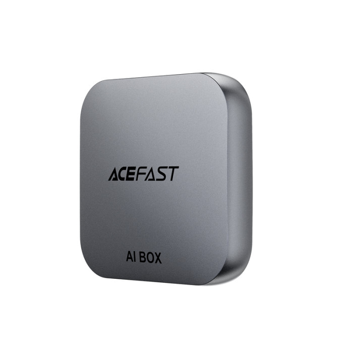 Адаптер ACEFAST QC2 AI Box CarPlay wireless adapter for car Metal Gray
