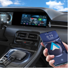 Адаптер ACEFAST QC2 AI Box CarPlay wireless adapter for car Metal Gray