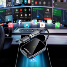 Адаптер ACEFAST QC1 CarPlay wireless adapter for car Metal Gray