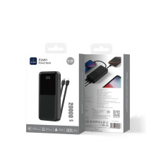 Зовнішній акумулятор WIWU Essen power bank 22.5W 20000mAh Wi-P082 (3C) Black