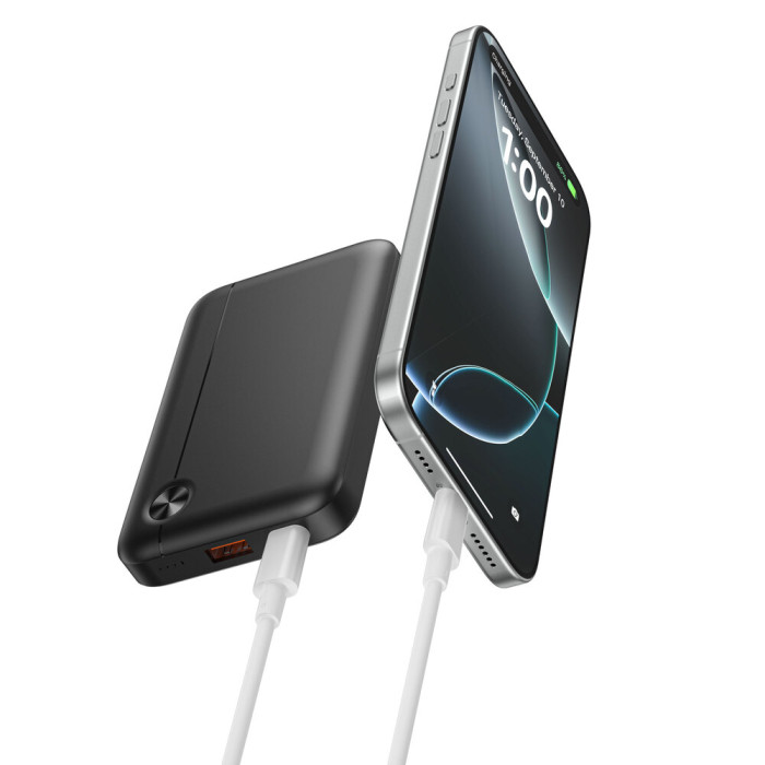 Зовнішній акумулятор WIWU 22.5W Endurance Ultra-Thin PD+QC Power Bank 10000mAh Wi-P059 Black