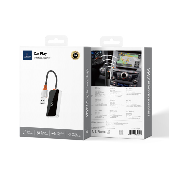 Адаптер WIWU CarPlay Adapter Wi-CP002 Gray