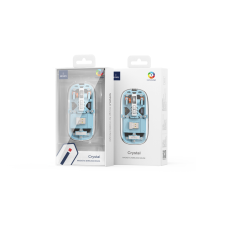 Маніпулятор миша бездротова WIWU Crystal Magnetic Wirless Mouse WM105 (Dual-bluetooth +2.4G three-mode) blue
