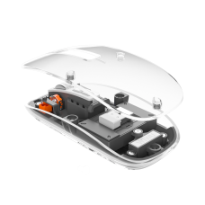 Маніпулятор миша бездротова WIWU Crystal Magnetic Wirless Mouse WM105 (Dual-bluetooth +2.4G three-mode) Grey
