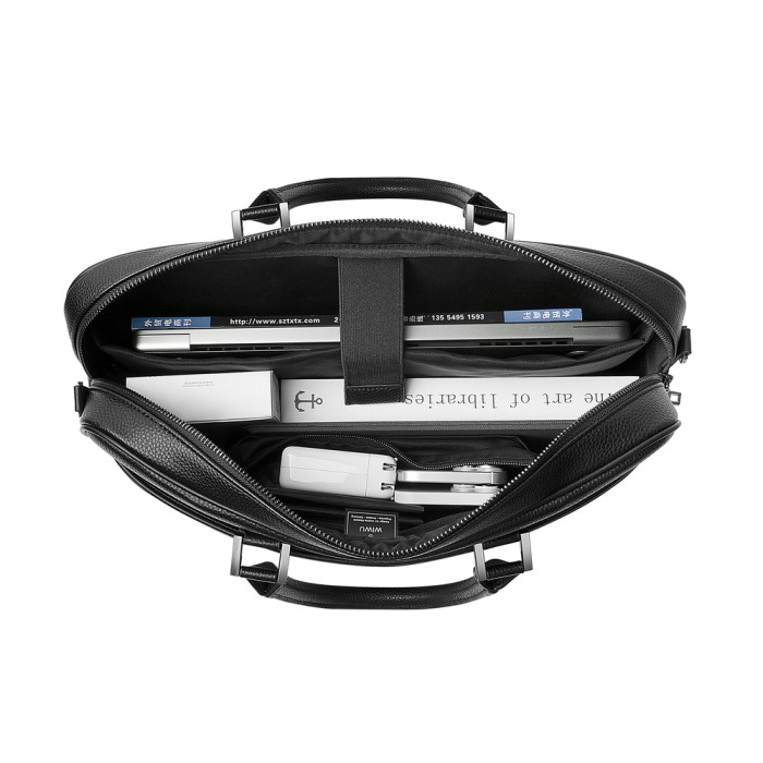 Сумка WIWU Master Fingerprint Lock Brief Case Black