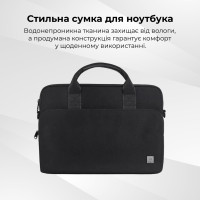 Комплект 3 в 1 (сумка, миша, килимок) WIWU 14" Genius Combo Set Black
