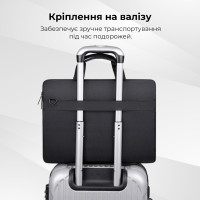 Комплект 3 в 1 (сумка, миша, килимок) WIWU 14" Genius Combo Set Black