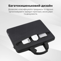 Комплект 3 в 1 (сумка, миша, килимок) WIWU 15.6" Genius Combo Set Black