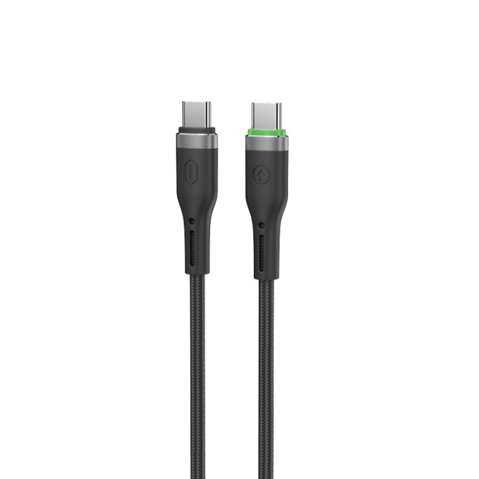 Кабель WIWU 60W OringLink Series Nylon Braided Cable Wi-C069 C-C 1M