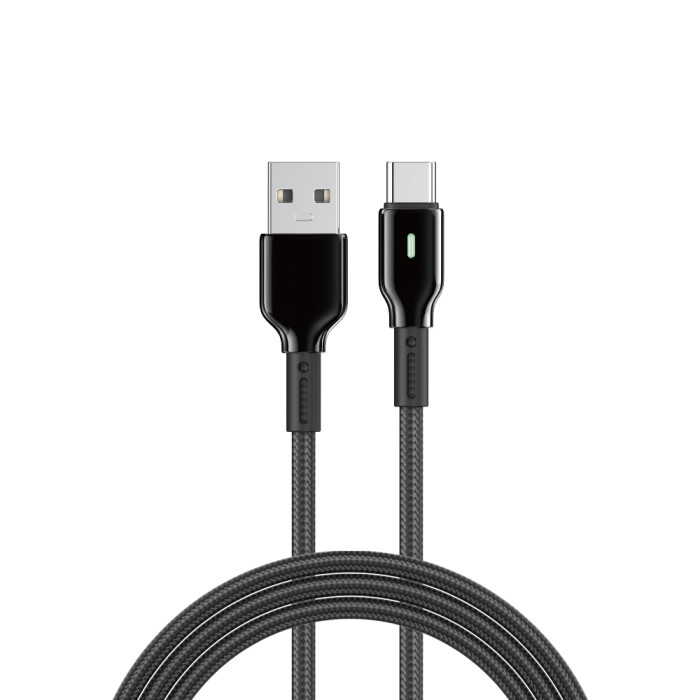 Кабель WIWU 27W Duralink Series Nylon Braided Cable Wi-C073 A-C 1M