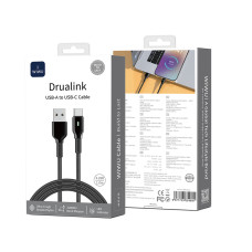 Кабель WIWU 27W Duralink Series Nylon Braided Cable Wi-C073 A-C 1M