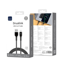 Кабель WIWU 12W Duralink Series Nylon Braided Cable Wi-C074 A-L 1M