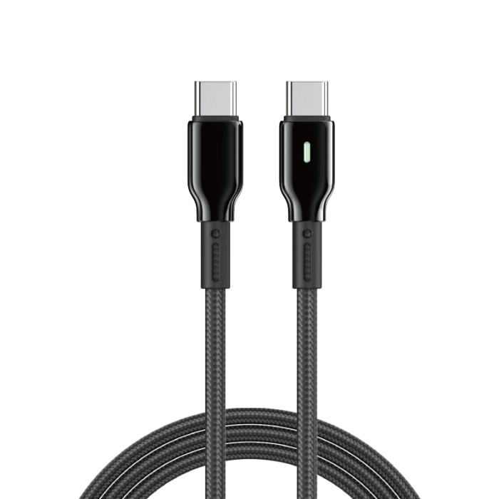Кабель WIWU 60W Duralink Series Nylon Braided Cable Wi-C075 C-C 1M