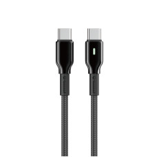 Кабель WIWU 60W Duralink Series Nylon Braided Cable 
Wi-C075 C-C 1M