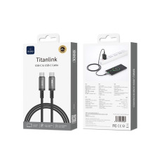 Кабель WIWU 60W Titanlink Series Charging Cable 
1M Wi-C057 C-C