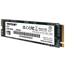 Накопичувач SSD M.2 Patriot P410 1TB NVMe 2280 PCIe Gen4 x4 5000/4500 TLC