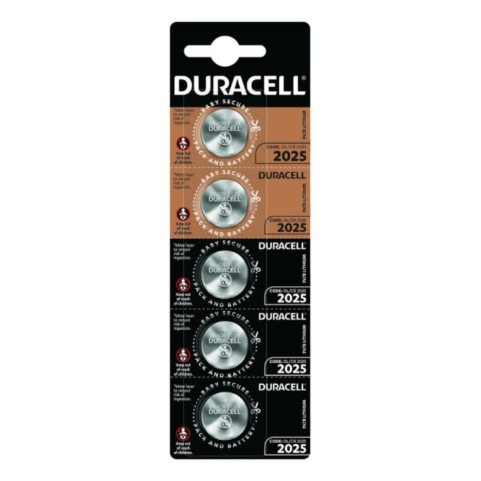 Батарейка Duracell CR2025 (5шт)