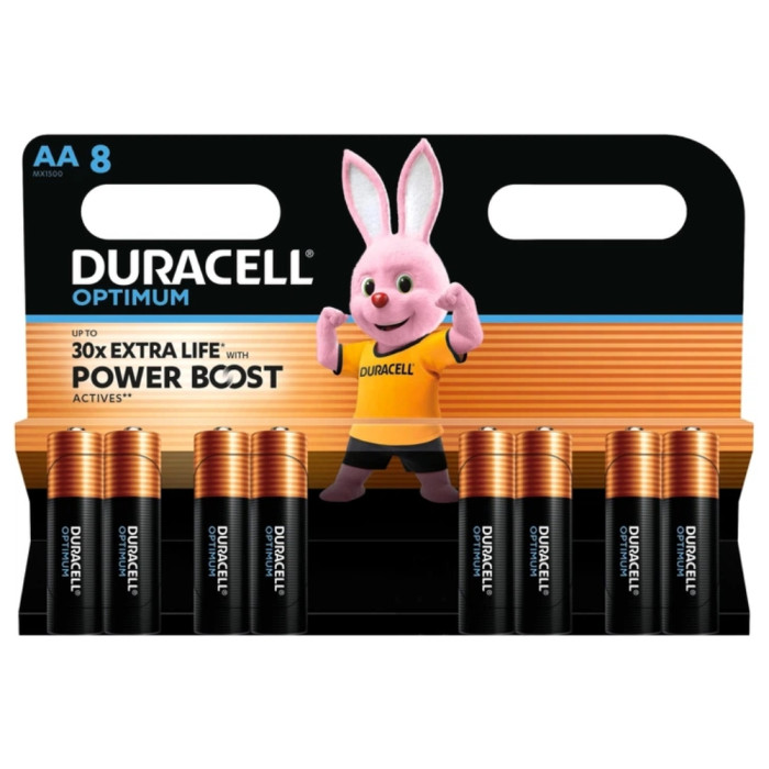 Батарейка Duracell LR6/AA OPTIMUM (8шт)