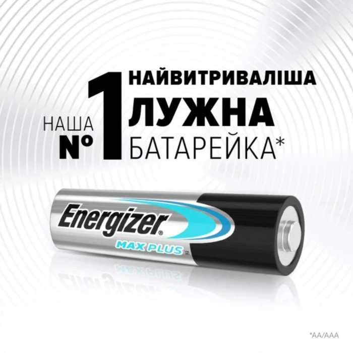 Батарейка Energizer LR6/AA Max Plus Alkaline (4шт)