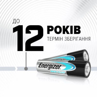 Батарейка Energizer LR6/AA Max Plus Alkaline (4шт)