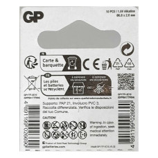 Батарейка GP 177/LR626/AG4/377 Alkaline (10шт)