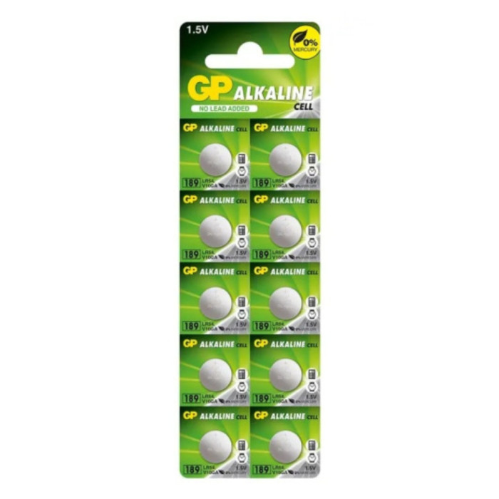 Батарейка GP 189/LR54/AG10 Alkaline (10шт)