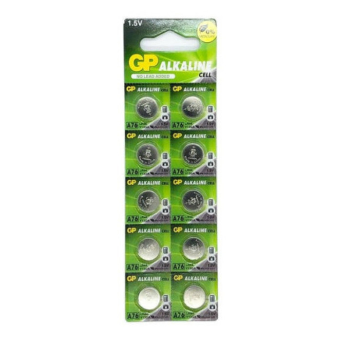Батарейка GP A76/LR44/AG13 Alkaline (10шт)