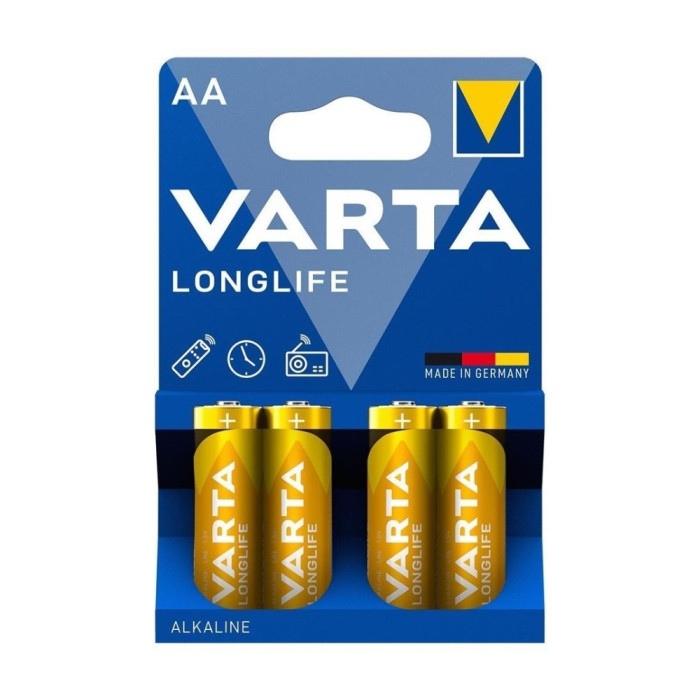 Батарейка Varta LR6/AA Longlife Alkaline (4шт)