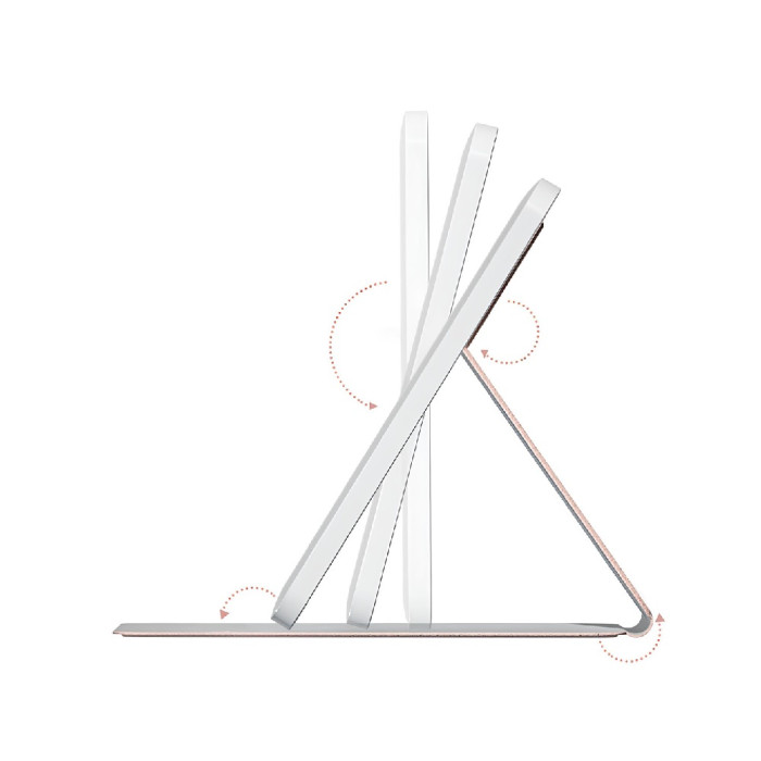 Дзеркало для макіяжу Xiaomi DOCO 11 " Daylight Portable Flat Mirror Pro Pink