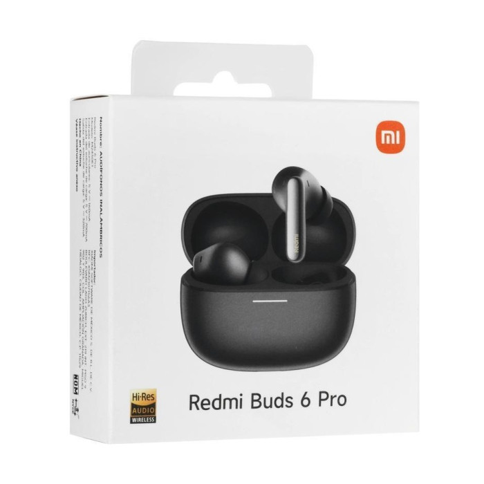 Бездротові навушники TWS Xiaomi Redmi Buds 6 Pro, ANC, IP54, Space Black CN