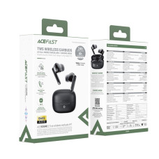 Бездротові навушники TWS ACEFAST W7,ENC, IPX4, Black