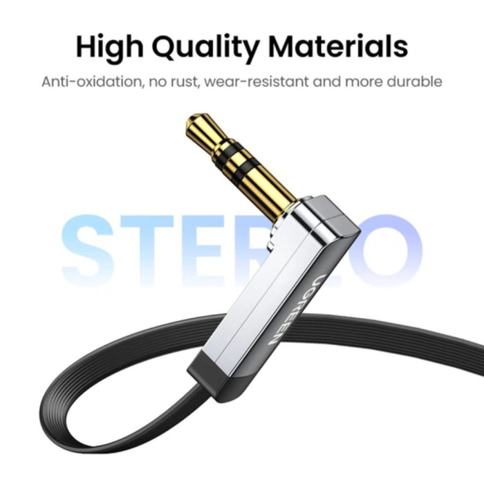 Аудіокабель UGREEN AV119 3.5mm Male to 3.5mm Male Cable 2m Black