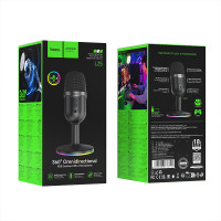 Мікрофон настільний HOCO L25 Bright (USB-A) Black