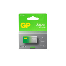 Батарейка крона GP 9V/6LF22 SUPER ALKALINE (1шт)