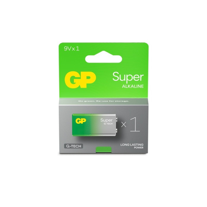 Батарейка крона GP 9V/6LF22 SUPER ALKALINE (1шт)