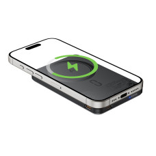 Зовнішній акумулятор ACEFAST M30-5000 PD20W magnetic fast charging power bank with cable Black