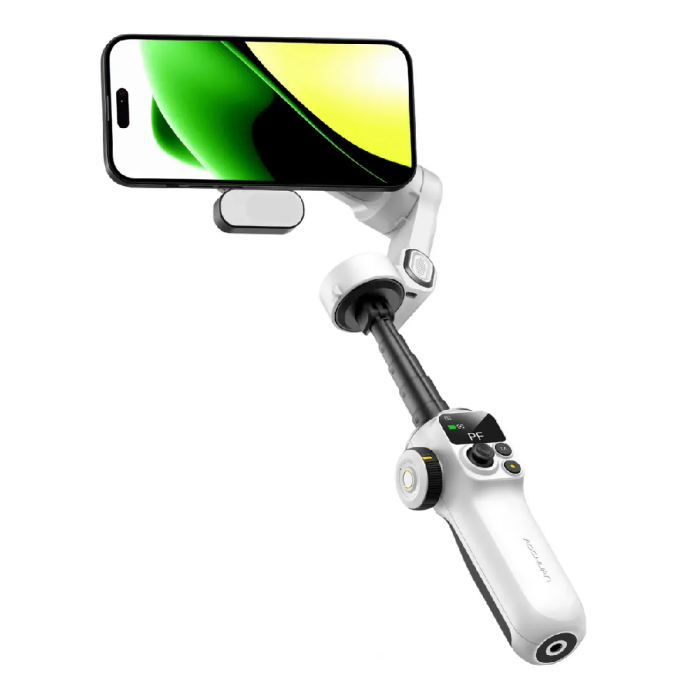 Триосьовий стабілізатор AOCHUAN Professional Gimbal Stabilizer for Smartphone SMART P2 White