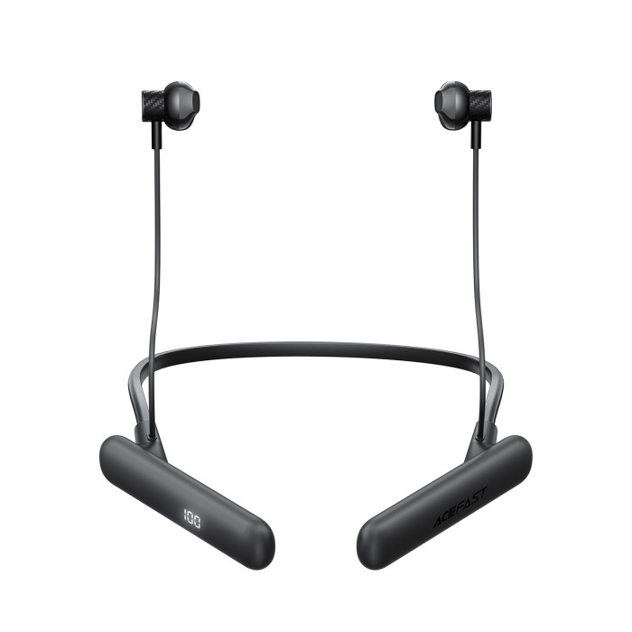 Бездротові спортивні навушники ACEFAST N8 neck hanging wireless earphones Black