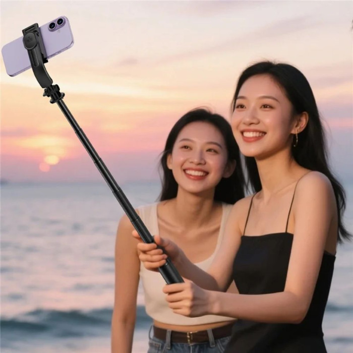 Селфі-монопод ACEFAST E42 supports automatic selfie stand opening, (105cm) Black