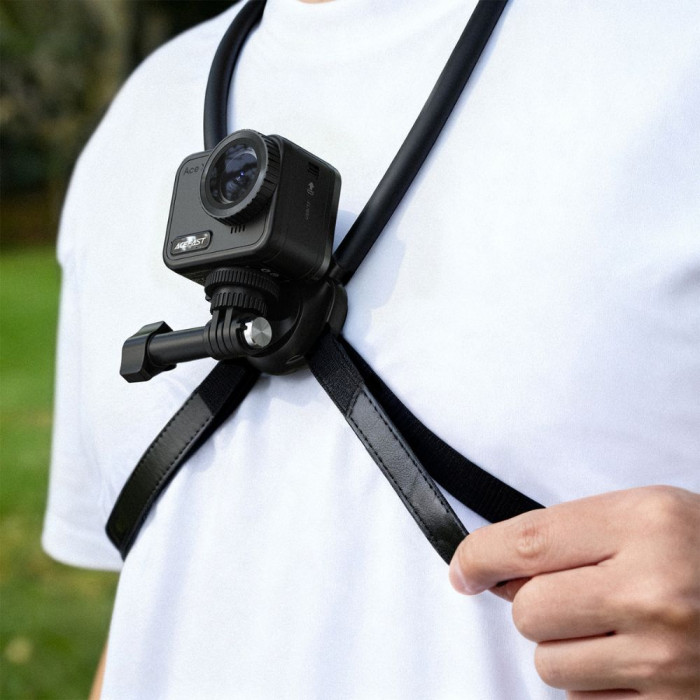 Кріплення для телефона на шию ACEFAST E37 Air cushion silicone neck-hanging holder Black