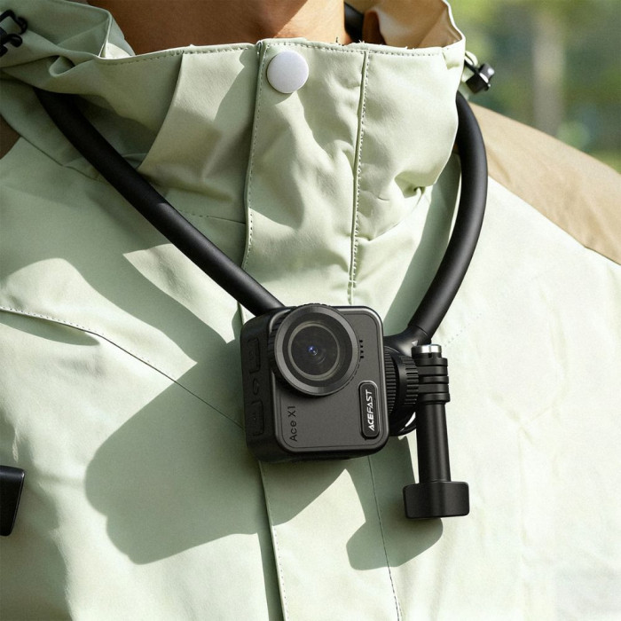 Кріплення для телефона на шию ACEFAST E37 Air cushion silicone neck-hanging holder Black