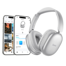 Бездротові накладні навушники HOCO W73 Graceful BT headphones(App) Silver