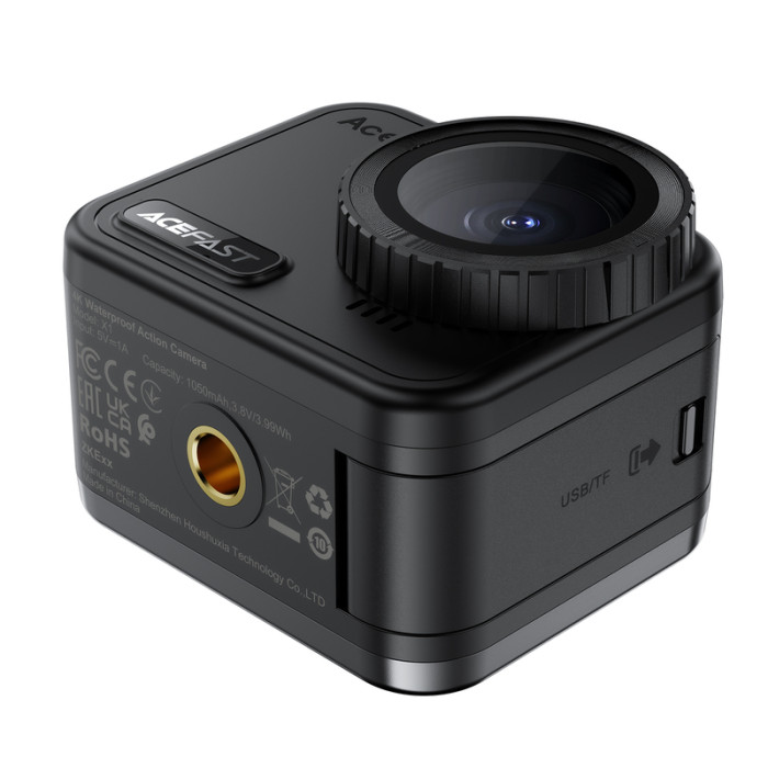 Екшн-камера ACEFAST X1 4K Waterproof Action Camera Black