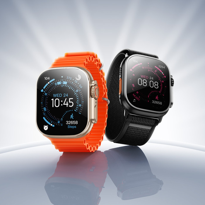 Смарт-годинник HOCO Y42 Ultra 53mm. 260 mAh. IP67 Smart watch(call version) Black