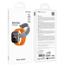 Смарт-годинник HOCO Y42 Ultra 53mm. 260 mAh. IP67 Smart watch(call version) titanium gold