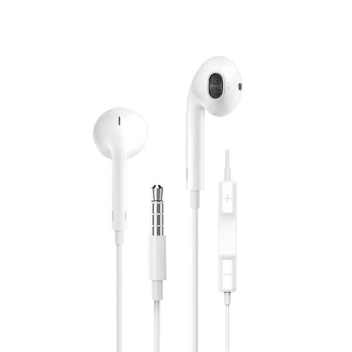 Навушники дротові WIWU EB101 Wired earphone (3.5mm) White