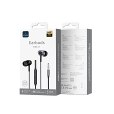 Навушники дротові WIWU EB317 Stereo Wired Earbuds (3.5mm) Black