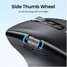 Маніпулятор миша бездротова UGREEN M751 Multi-mode Wireless Mouse Black