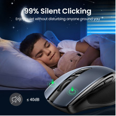 Маніпулятор миша бездротова UGREEN MU006 Ergonomic Wireless Mouse Red