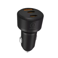 Автомобільний зарядний пристрій WUW-C244 USB20W+PD20W+PD15W black